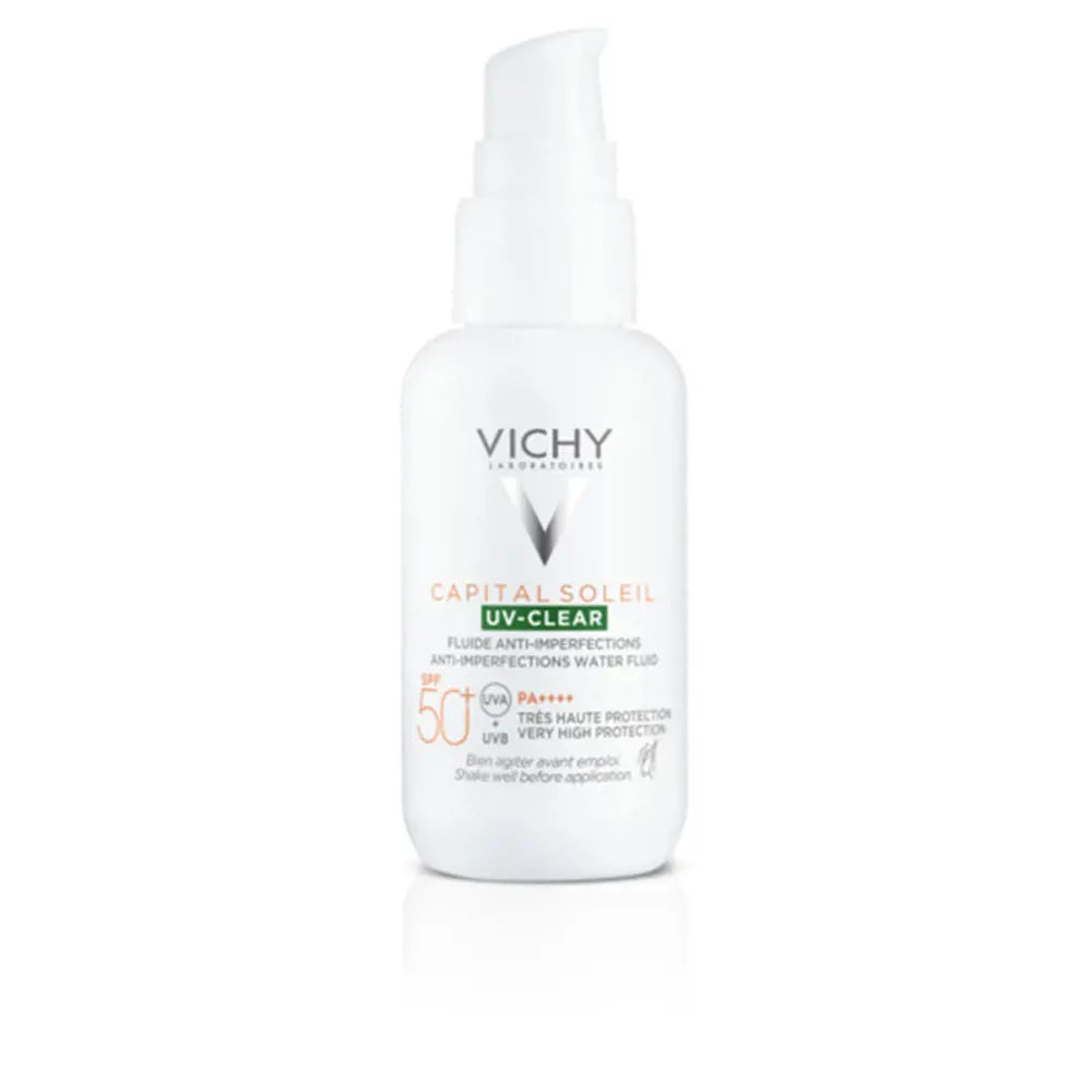 VICHY-CAPITAL SOLEIL FLUIDO ANTI-IMPERFEIÇÕES UV CLEAR FPS 50+ 40 ml-DrShampoo - Perfumaria e Cosmética