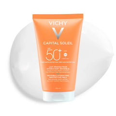 VICHY-CAPITAL SOLEIL Leite Hidratante Invisível para Famílias FPS50+ 150 ml.-DrShampoo - Perfumaria e Cosmética