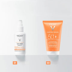 VICHY-CAPITAL SOLEIL Leite Hidratante Invisível para Famílias FPS50+ 150 ml.-DrShampoo - Perfumaria e Cosmética