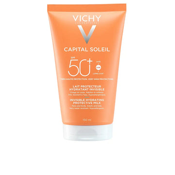 VICHY-CAPITAL SOLEIL Leite Hidratante Invisível para Famílias FPS50+ 150 ml.-DrShampoo - Perfumaria e Cosmética Imagem principal do produto