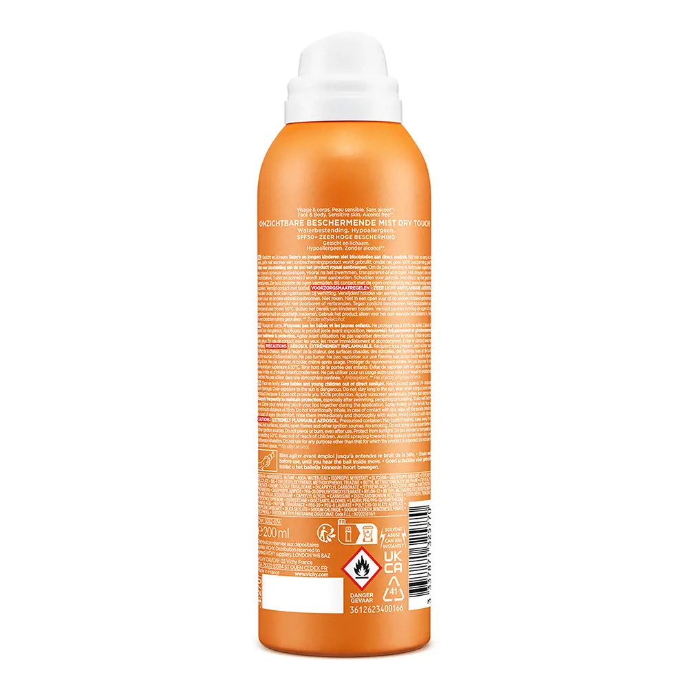 VICHY-CAPITAL SOLEIL Mist hidratante invisível SPF50 200 ml-DrShampoo - Perfumaria e Cosmética