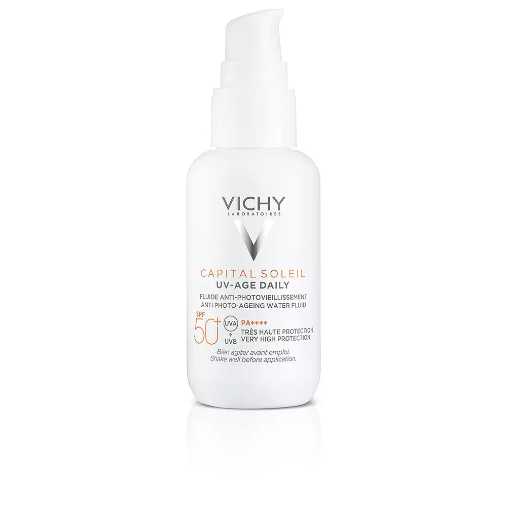 VICHY-CAPITAL SOLEIL UV AGE protetor solar diário fluido FPS 50+ 40 ml-DrShampoo - Perfumaria e Cosmética Main image