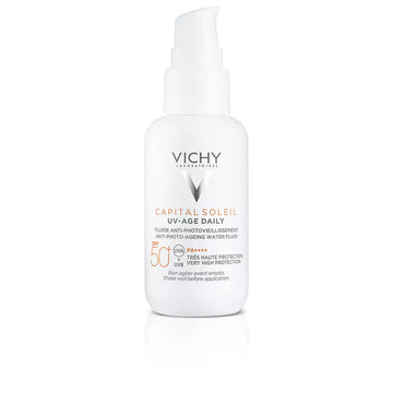 VICHY-CAPITAL SOLEIL UV AGE protetor solar diário fluido FPS 50+ 40 ml-DrShampoo - Perfumaria e Cosmética Imagem principal do produto