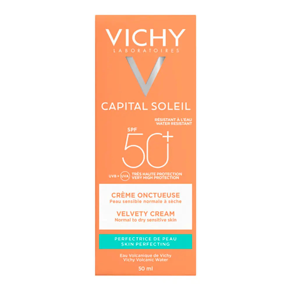 VICHY-CAPITAL SOLEIL creme facial cremoso FPS 50+ 50 ml-DrShampoo - Perfumaria e Cosmética