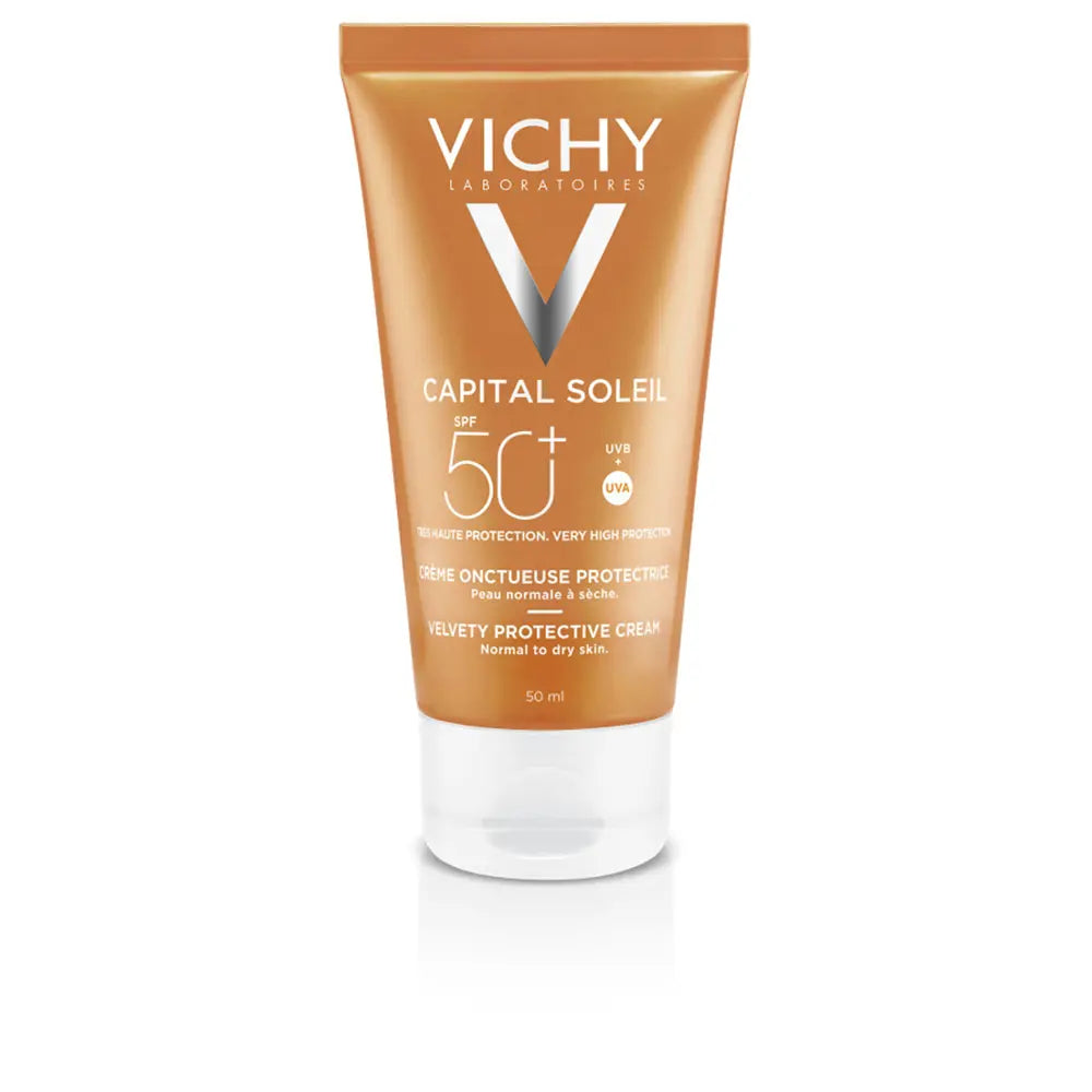VICHY-CAPITAL SOLEIL creme facial cremoso FPS 50+ 50 ml-DrShampoo - Perfumaria e Cosmética Imagen principal del producto