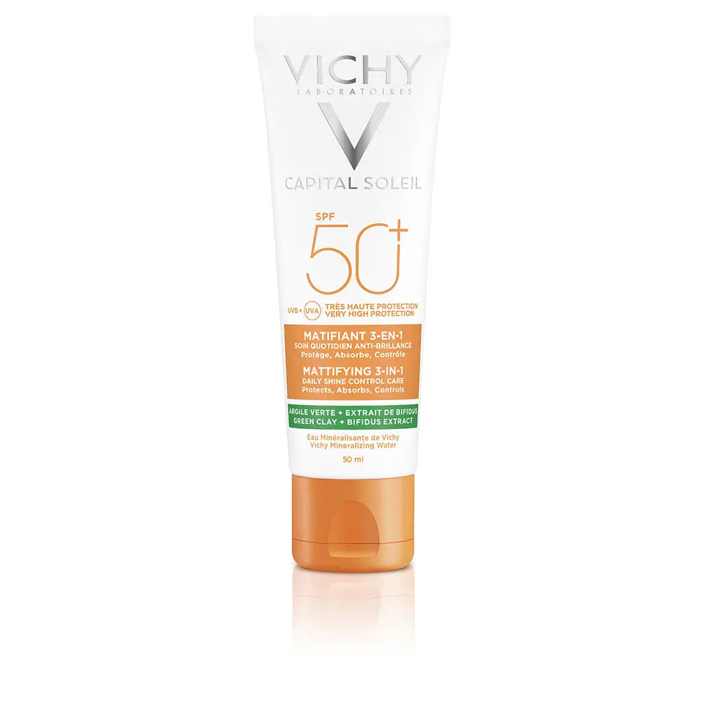 VICHY-CAPITAL SOLEIL matifiant 3-en-1 SPF50+ 50 ml-DrShampoo - Perfumaria e Cosmética Imagem principal do produto