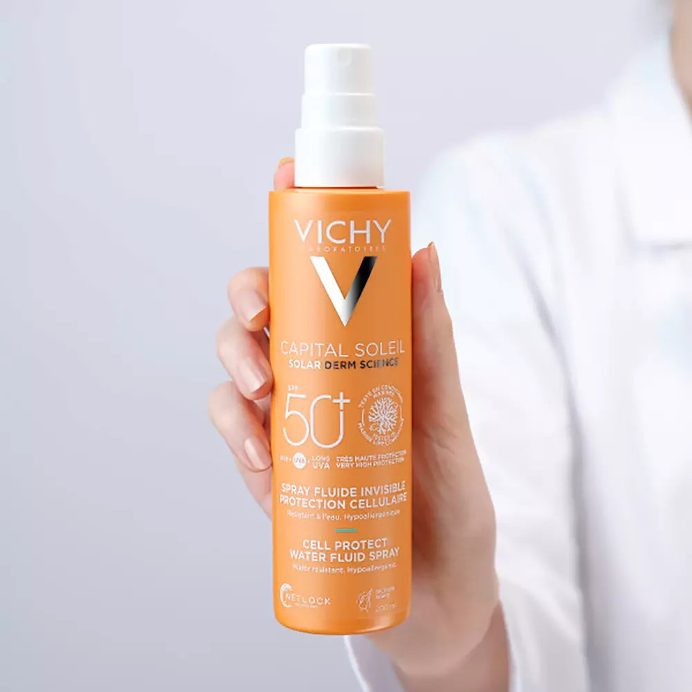 VICHY-CAPITAL SOLEIL spray fluido invisível proteção celular.-DrShampoo - Perfumaria e Cosmética