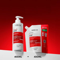 VICHY-DERCOS ENERGY+ Shampoo Estimulante Refil 400 ml-DrShampoo - Perfumaria e Cosmética