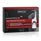 VICHY-DERCOS aminexil clinic 5 homem 21 x 6 ml-DrShampoo - Perfumaria e Cosmética