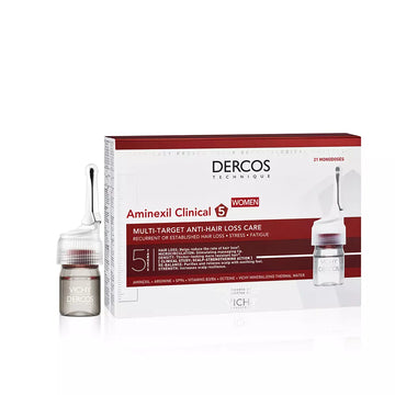 VICHY-DERCOS aminexil clinical soin traitant anti-chute 21 x 6 ml-DrShampoo - Perfumaria e Cosmética Imagem principal do produto