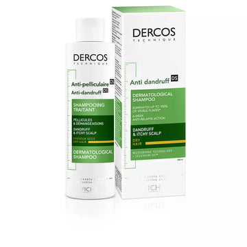 VICHY-DERCOS anti-caspa Cabelos Secos 200 ml-DrShampoo - Perfumaria e Cosmética Imagem principal do produto