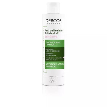 VICHY-DERCOS champô anti-caspa para tratamento do couro cabeludo sensível 200ml-DrShampoo - Perfumaria e Cosmética Imagem principal do produto