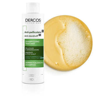 DERCOS champô tratamento anti-caspa cabelo oleoso 200 ml Imagen secundaria del producto