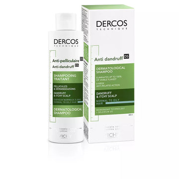 VICHY-DERCOS champô tratamento anti-caspa cabelo oleoso 200 ml-DrShampoo - Perfumaria e Cosmética Imagem principal do produto