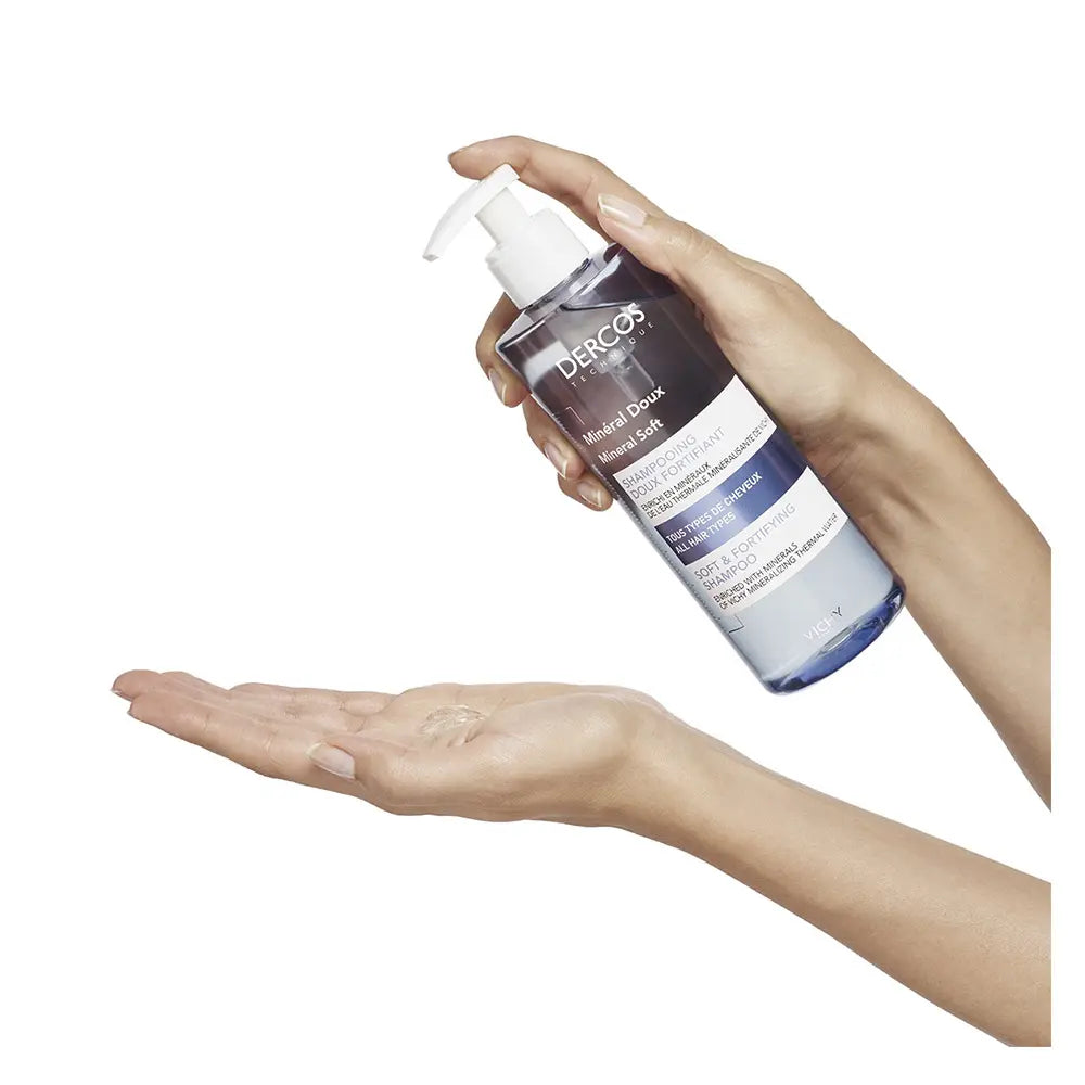 VICHY-DERCOS mineral doux shampooing doux fortificante 400 ml-DrShampoo - Perfumaria e Cosmética