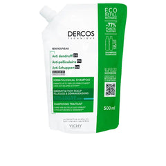 VICHY-DERCOS shampoo anticaspa para cabelos normais a oleosos ecorefill 500 ml-DrShampoo - Perfumaria e Cosmética