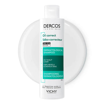 DERCOS shampoo controle de sebo para cabelos oleosos 200 ml Imagem secundária do produto