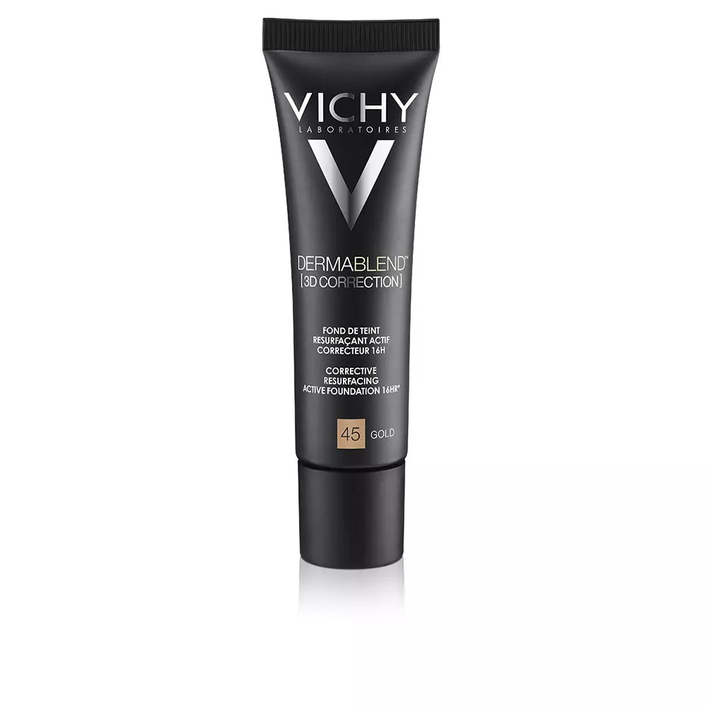 VICHY-DERMABLEND 3D CORRECTION base de maquiagem resurfacing 45 dourado.-DrShampoo - Perfumaria e Cosmética