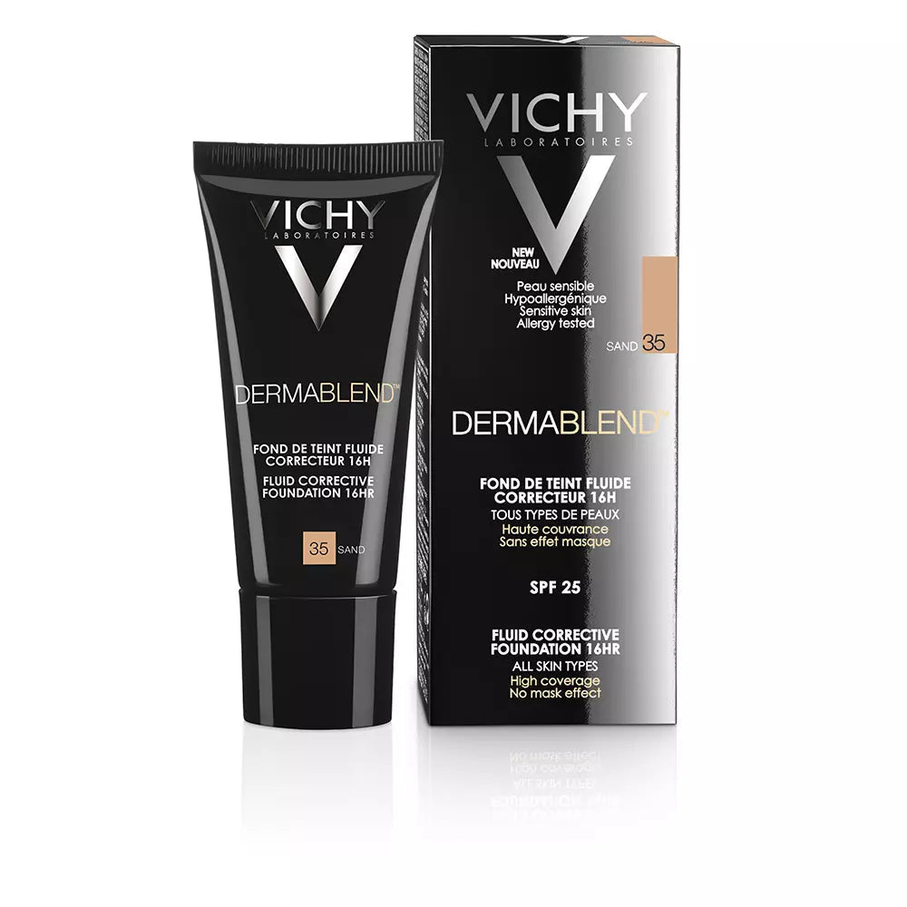VICHY-DERMABLEND fond de teint correcteur SPF35 35 areia 30 ml-DrShampoo - Perfumaria e Cosmética