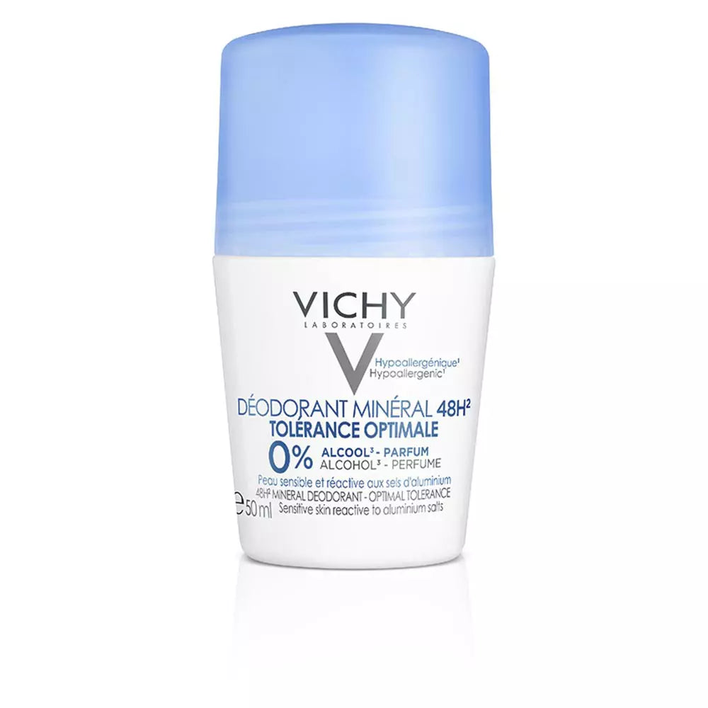 VICHY-DESODORANTE MINERAL TOLERÂNCIA ÓPTIMA deo roll-on 48H 50 ml.-DrShampoo - Perfumaria e Cosmética