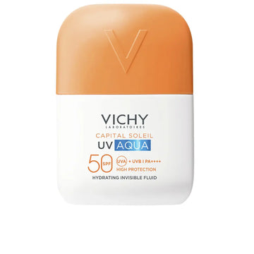 VICHY-Fluido hidratante invisível CAPITAL SOLEIL UV AQUA FPS50 50 ml-DrShampoo - Perfumaria e Cosmética Imagem principal do produto