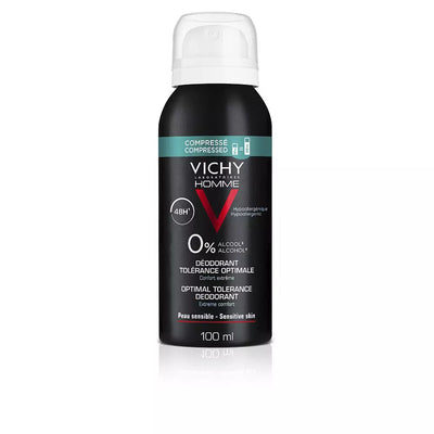 VICHY-HOMEM tolerância ótima desodorante spray sensível 100 ml-DrShampoo - Perfumaria e Cosmética