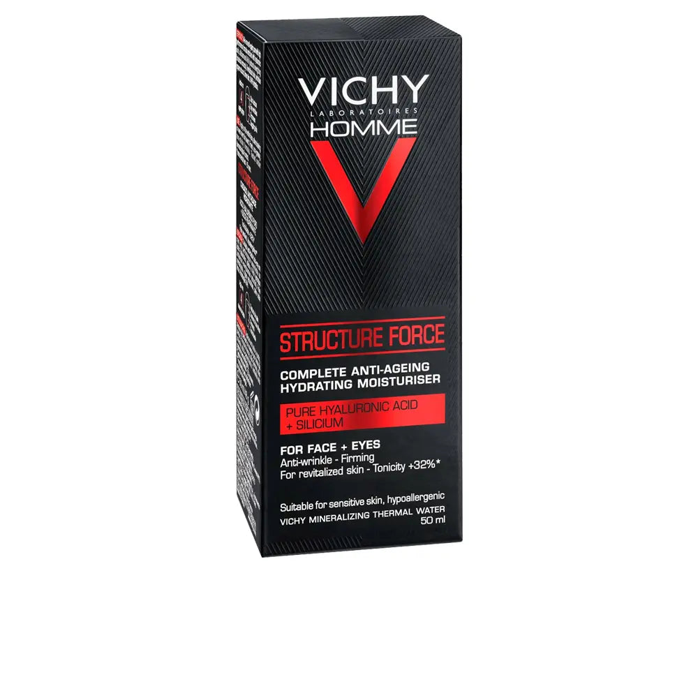 VICHY-HOMME estrutura força cuidado global hidratante anti-idade 50 ml.-DrShampoo - Perfumaria e Cosmética