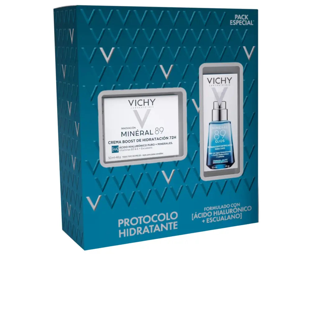 VICHY-MINÉRAL 89 CREME HIDRATANTE ESTOJO 2 un.-DrShampoo - Perfumaria e Cosmética Imagen principal del producto