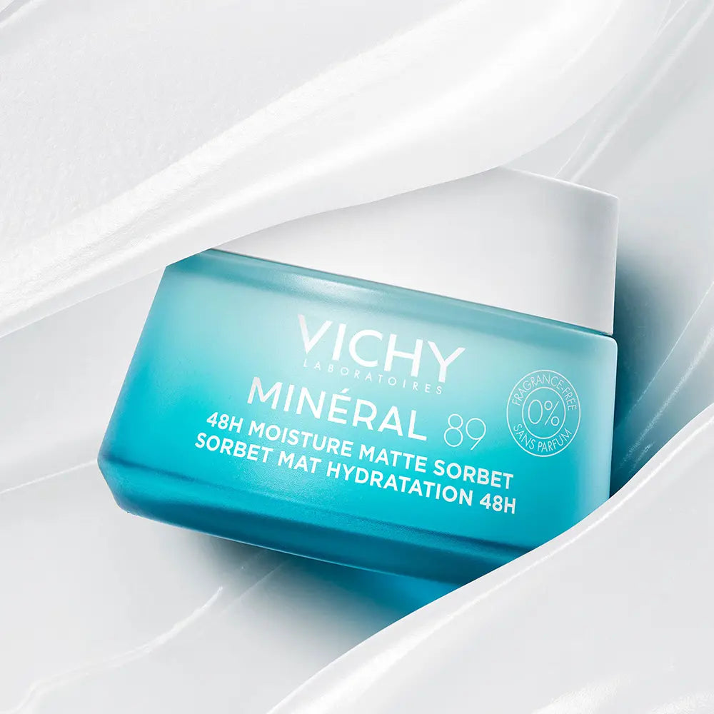 VICHY-MINÉRAL 89 Gel hidratante matte 48H com ácido hialurônico 50 ml-DrShampoo - Perfumaria e Cosmética