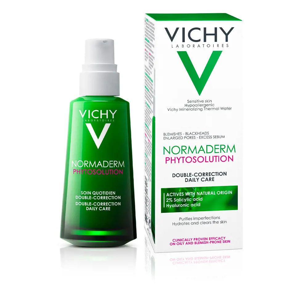 VICHY-NORMADERM PHYTOSOLUTION correção dupla diária 50 ml-DrShampoo - Perfumaria e Cosmética