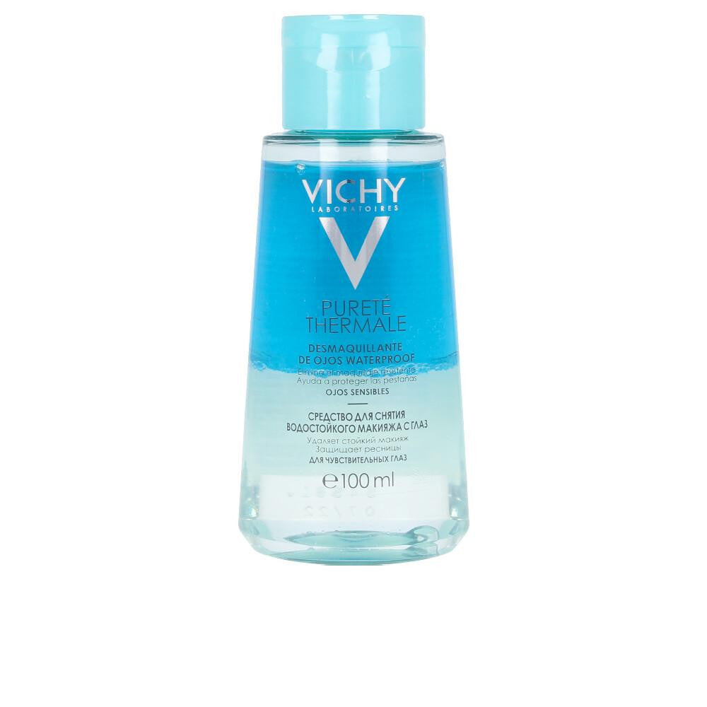 VICHY-PURETÉ THERMALE demaquilante a prova d'água yeux sensibles 100ml-DrShampoo - Perfumaria e Cosmética