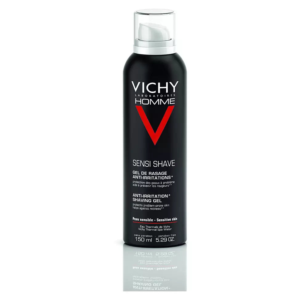 VICHY-VICHY HOMME gel de barbear anti-irritações 150 ml-DrShampoo - Perfumaria e Cosmética