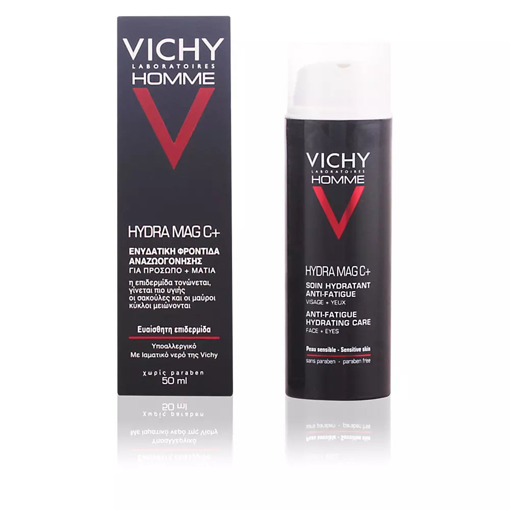 VICHY-VICHY HOMME hydra mag C+ visage et yeux 50 ml-DrShampoo - Perfumaria e Cosmética