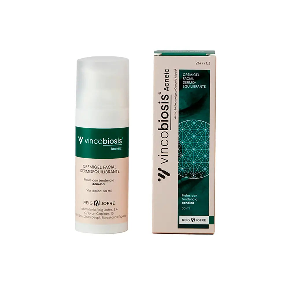 VINCOBIOSIS-CREME-GEL FACIAL DERMOBALANCE VINCOBIOSIS ACNEIC 50 ml.-DrShampoo - Perfumaria e Cosmética