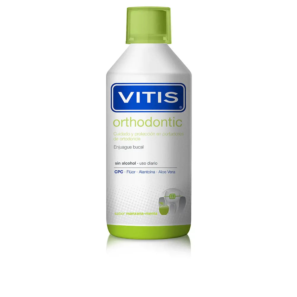 VITIS-ORTHODONTIC mouthwash Apple mint 1000 ml-DrShampoo - Perfumaria e Cosmética