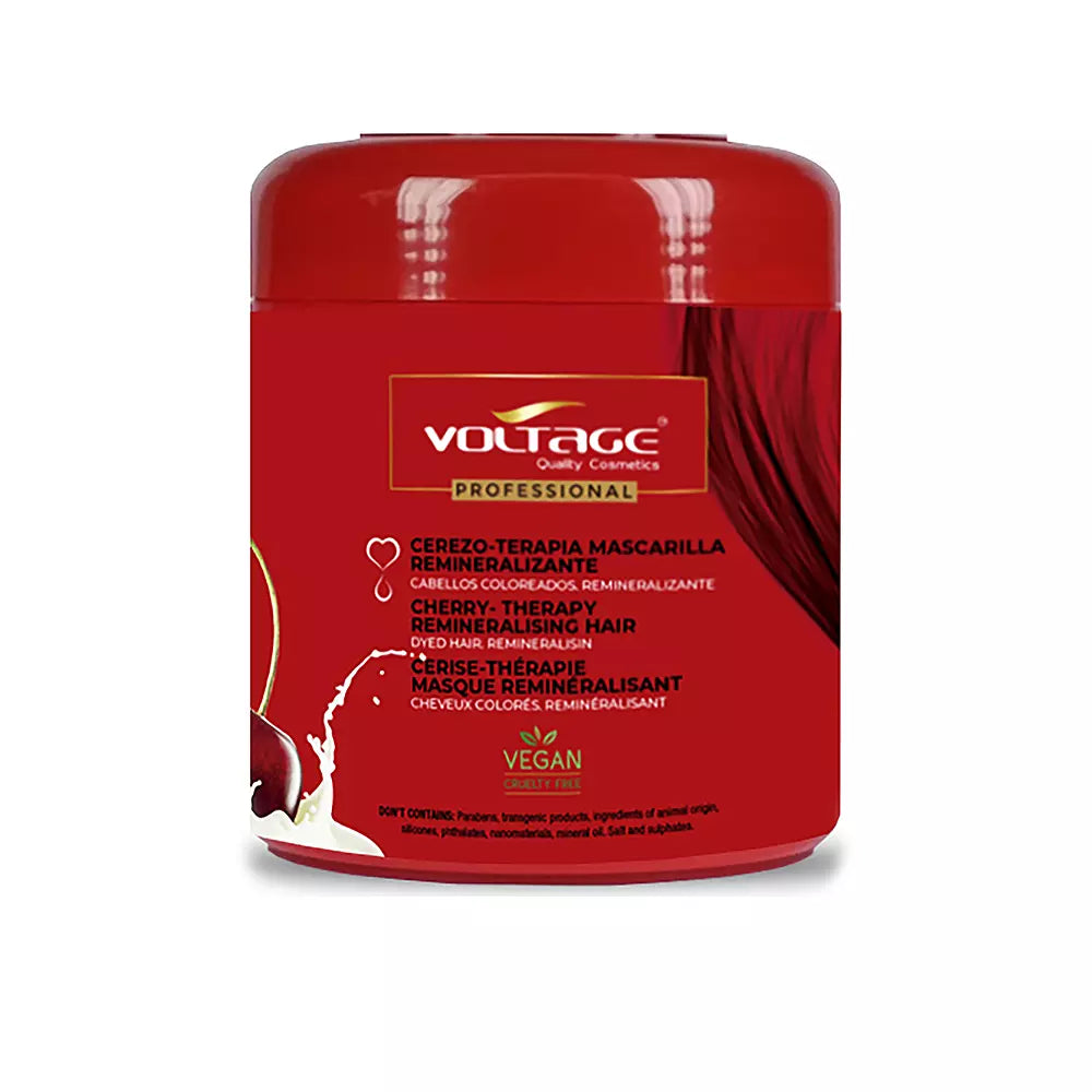 VOLTAGE COSMETICS-Máscara CHERRY-THERAPY 500 ml-DrShampoo - Perfumaria e Cosmética