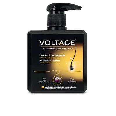 VOLTAGE COSMETICS-Shampoo reparador PREBIOTICO HAIR TECHNOLOGY com óleo de marula 500 ml-DrShampoo - Perfumaria e Cosmética