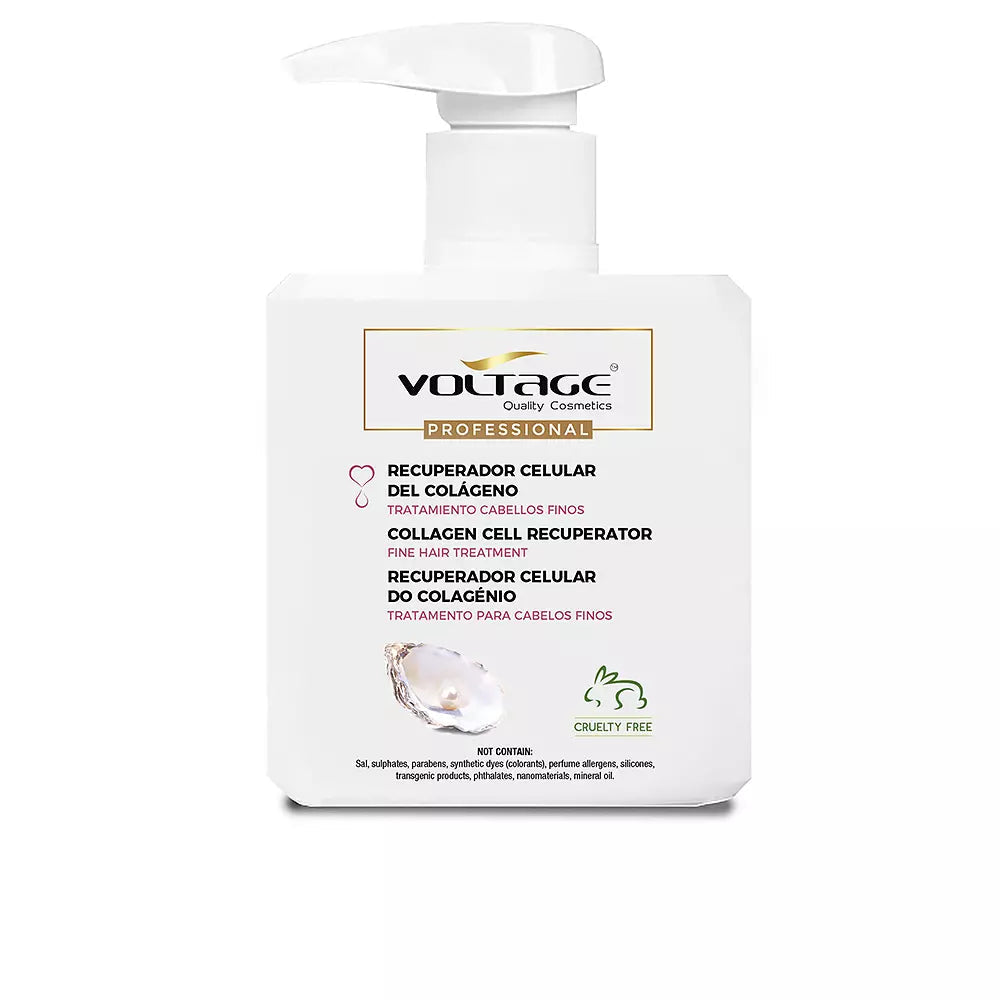 VOLTAGE COSMETICS-Tratamento RECUPERADOR DE COLÁGENO CELULAR 500 ml-DrShampoo - Perfumaria e Cosmética