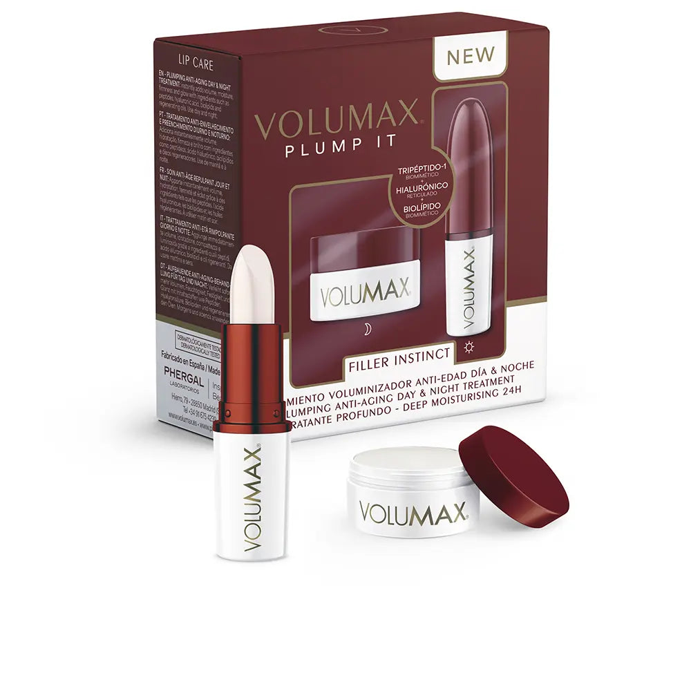 VOLUMAX-VOLUMAX PLUMP IT FILLER TRATAMENTO ANTI-ENVELHECIMENTO CONJUNTO DE 2-DrShampoo - Perfumaria e Cosmética