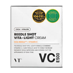 VT COSMETICS-VT REEDLE SHOT VITA-LIGHT creme facial iluminador 50 ml.-DrShampoo - Perfumaria e Cosmética