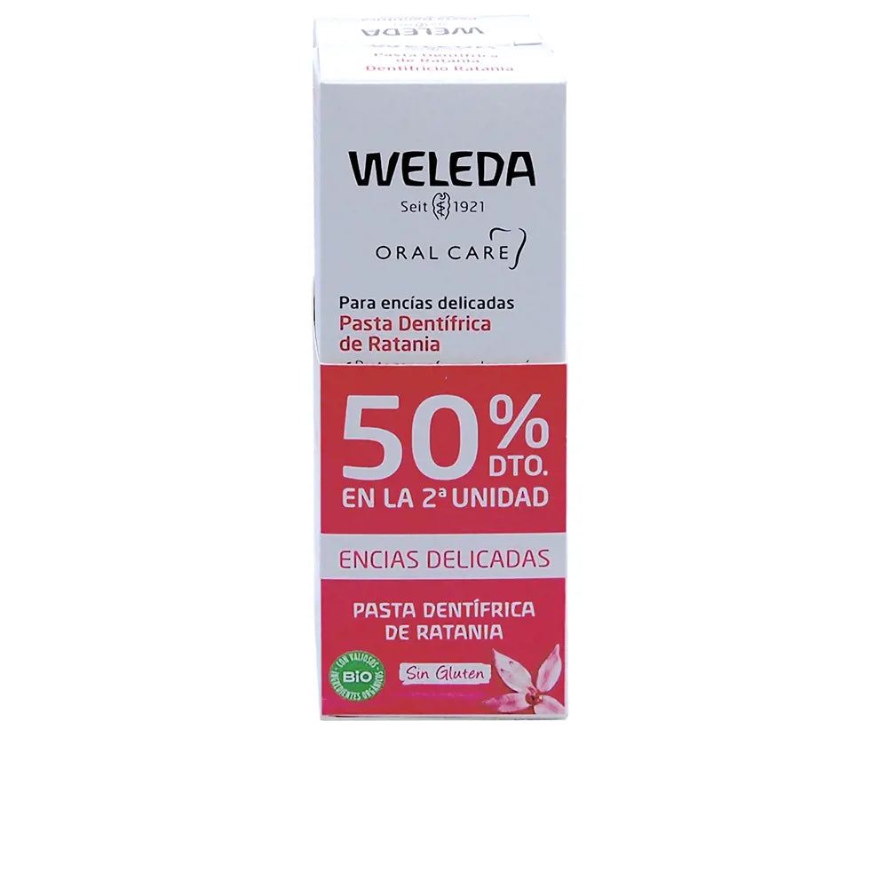 WELEDA-ORAL CARE creme dental ratania promo 2 x 75 ml-DrShampoo - Perfumaria e Cosmética