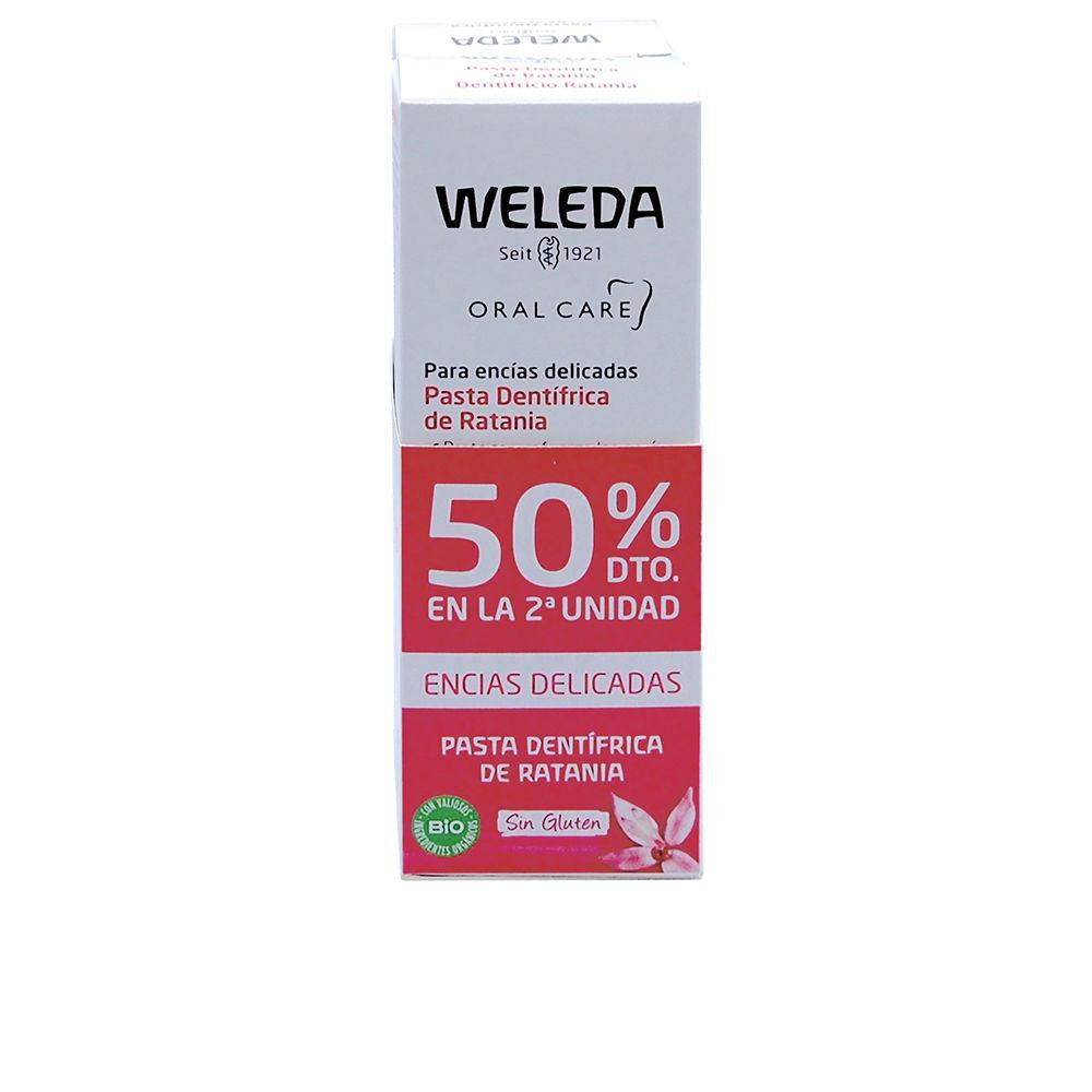 WELEDA-ORAL CARE ratany toothpaste pack 2 x 75 ml-DrShampoo - Perfumaria e Cosmética