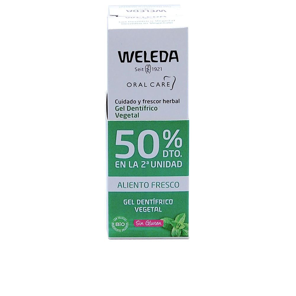 WELEDA-ORAL CARE vegetable toothpaste gel pack 2 x 75 ml-DrShampoo - Perfumaria e Cosmética