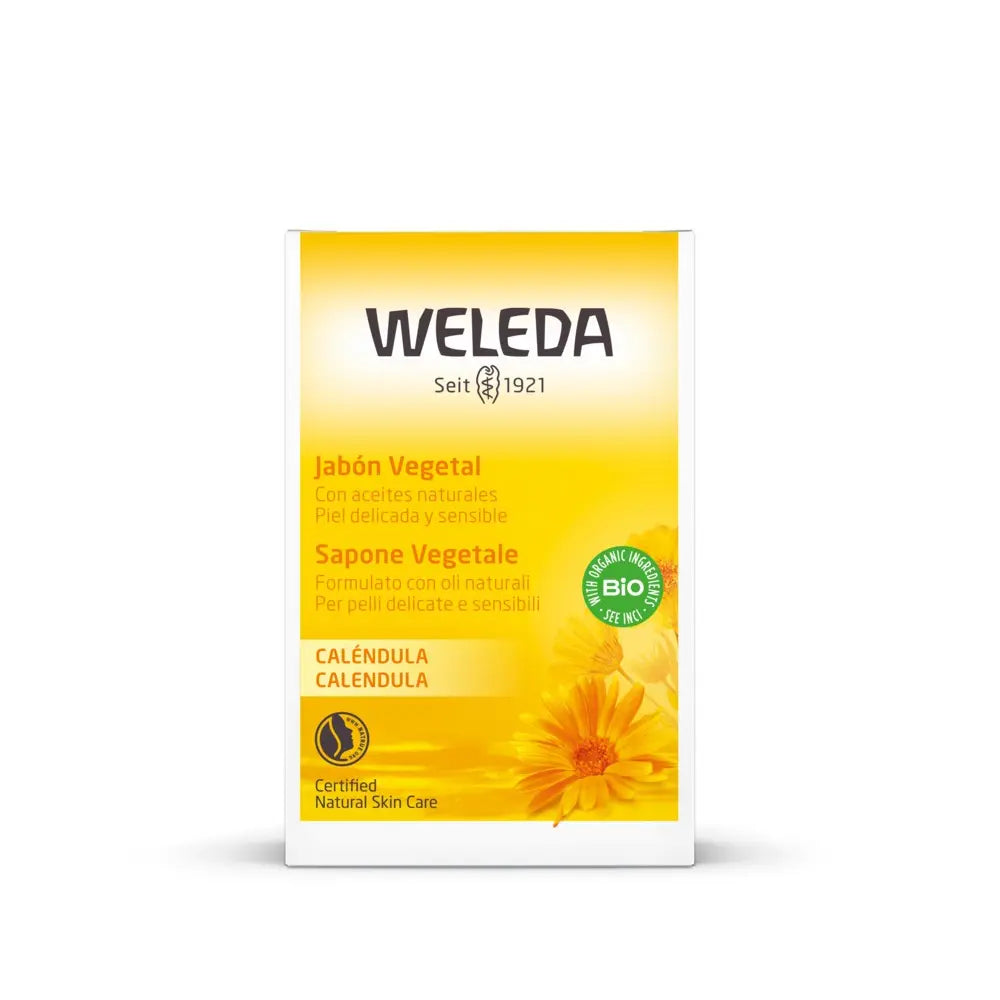 WELEDA-Sabonete vegetal CALÊNDULA 100 gr-DrShampoo - Perfumaria e Cosmética