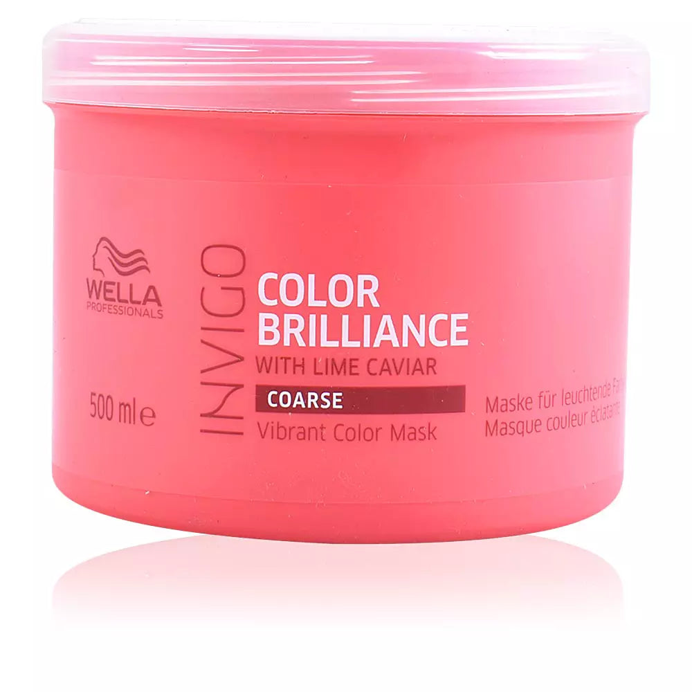 WELLA-INVIGO COLOR BRILLIANCE máscara cabelo grosso 500 ml-DrShampoo - Perfumaria e Cosmética