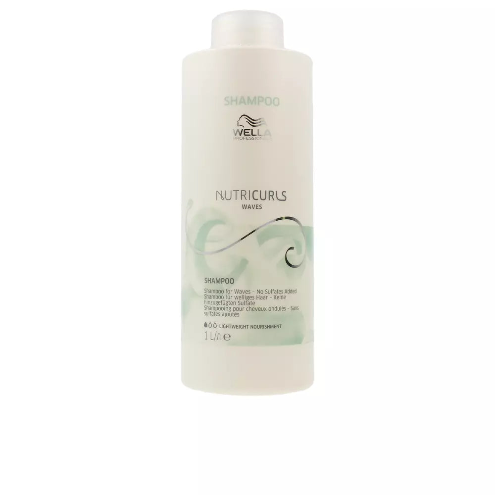 WELLA-NUTRICURLS shampoo ondas 1000 ml-DrShampoo - Perfumaria e Cosmética