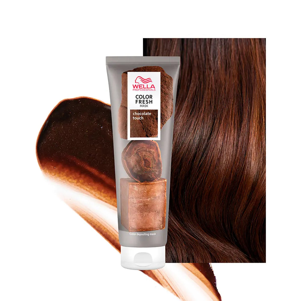 WELLA PROFESSIONALS-COLOR FRESH MASK Máscara de cor natural #chocolate 150 ml-DrShampoo - Perfumaria e Cosmética