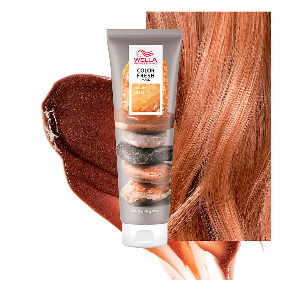 WELLA PROFESSIONALS-COLOR FRESH MASK Máscara de cor natural #dourada 150 ml-DrShampoo - Perfumaria e Cosmética