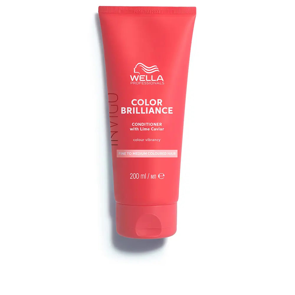 WELLA PROFESSIONALS-CONDICIONADOR INVIGO COLOR BRILLIANCE para cabelos coloridos finos a médios 200 ml.-DrShampoo - Perfumaria e Cosmética