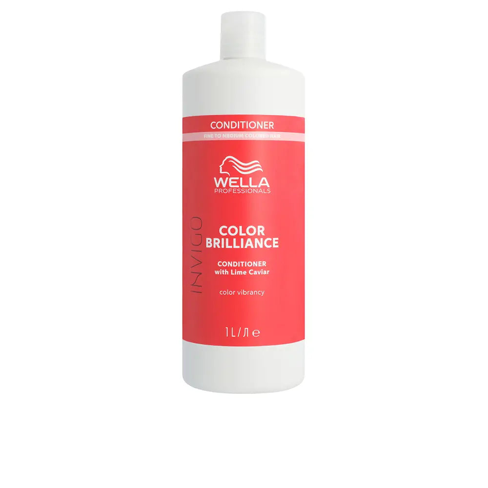 WELLA PROFESSIONALS-Condicionador INVIGO BRILHO DA COR para cabelos finos 1000 ml.-DrShampoo - Perfumaria e Cosmética